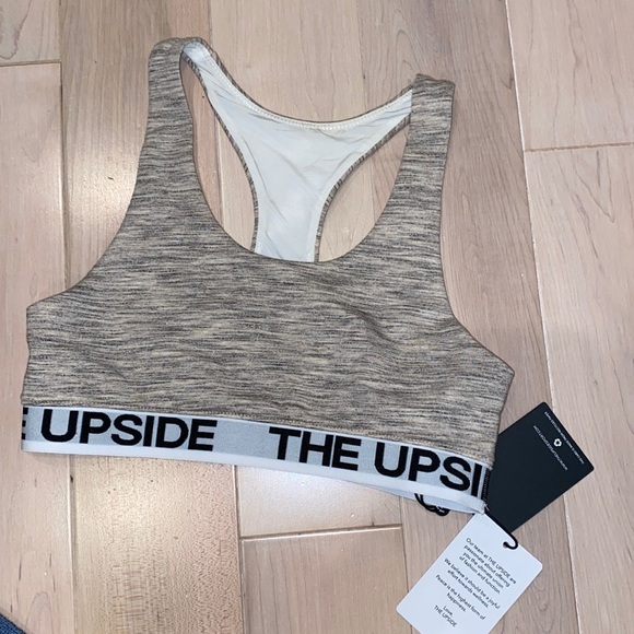 The Upside Tops - The upside lotus Anna oatmeal bra small